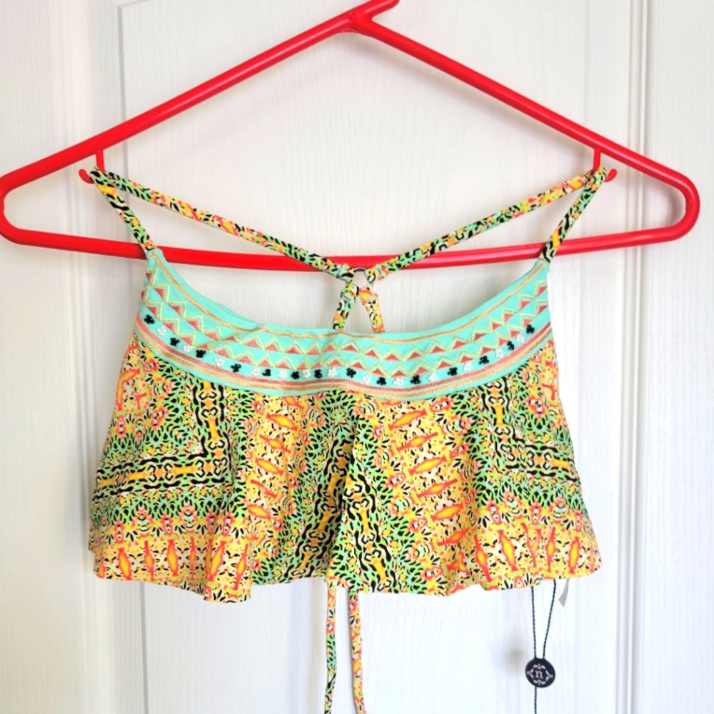 Nanette Lepore Utopia size small swim top. NWT.